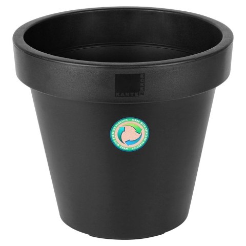 Grupa Orion Sp. z o.o. Doniczka ogrodowa plastikowa czarna okrągła 39 cm