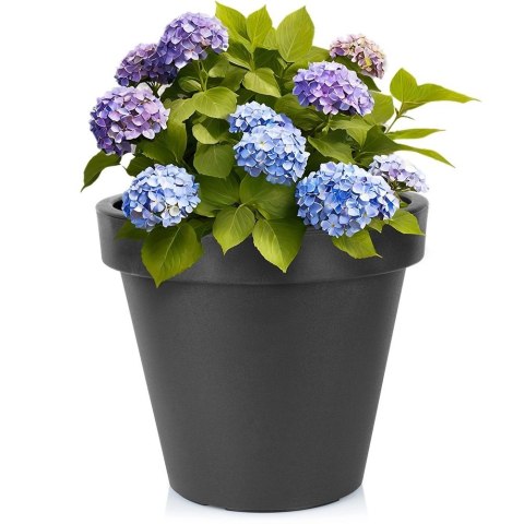 Grupa Orion Sp. z o.o. Doniczka ogrodowa plastikowa czarna okrągła 48 cm
