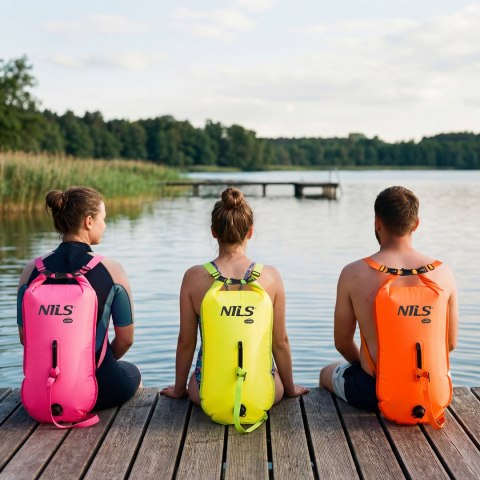 NC1772 DMUCHANA BOJKA DO PŁYWANIA 28L POMARAŃCZOWA NILS CAMP