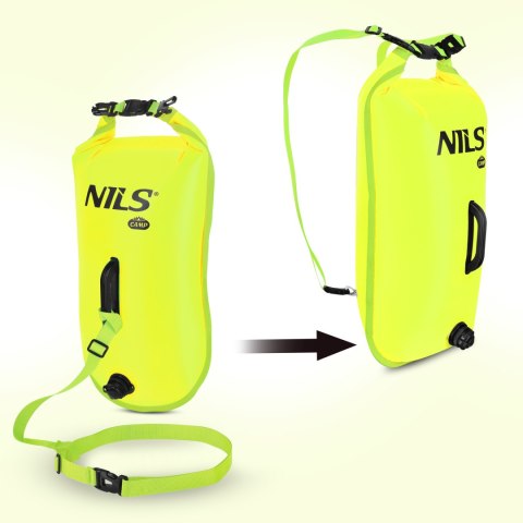 NC1772 DMUCHANA BOJKA DO PŁYWANIA 28L ŻÓŁTA NILS CAMP