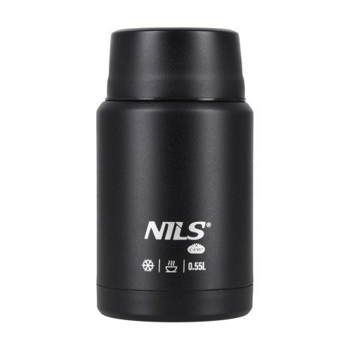 NC3807 TERMOS OBIADOWY 550ML CZARNY NILS CAMP
