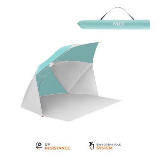 NC4803 PARASOL - PARAWAN PLAŻOWY 2 W 1 NILS