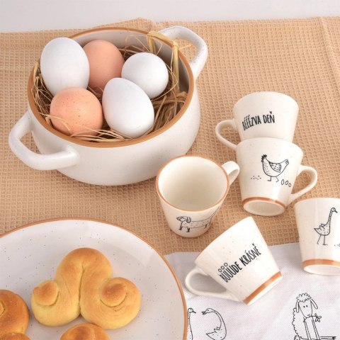 Orion Bulionówka Ceramiczna z 2 Uchwytami Miska do Zupy Kremu 800ml ORION