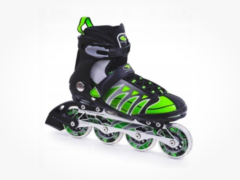 Łyżworolki zielono-czarne 39 SMJ Sport MZS101G