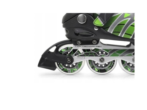 Łyżworolki zielono-czarne 39 SMJ Sport MZS101G