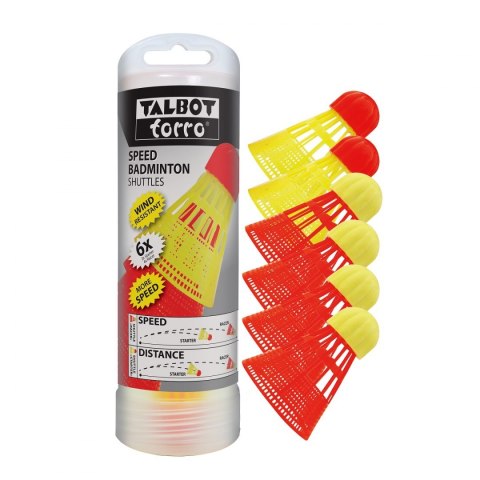 TALBOT TORRO Lotki do Badmintona TALBOT TORRO Speed 6 szt.