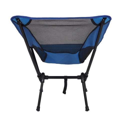 FOTEL TURYSTYCZNO PLAŻOWY NIEBIESKI 58 X 52 X 64 CM