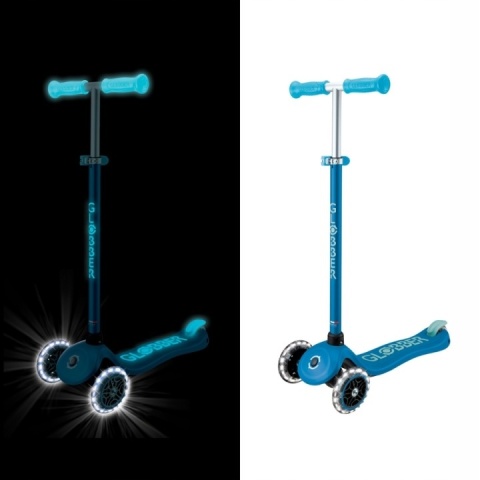 Hulajnoga trójkołowa świecąca LED dziecięca Globber Primo Plus Glow