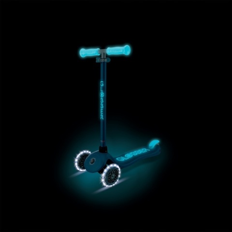 Hulajnoga trójkołowa świecąca LED dziecięca Globber Primo Plus Glow
