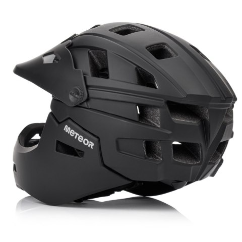 Kask rowerowy full-face Meteor Hydra S 51-55 cm czarny