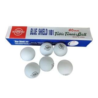 MASTER SPORT s.r.o. Piłeczki do Tenisa Stołowego Ping Ponga Białe SHIELD 101 40 mm 6 szt.