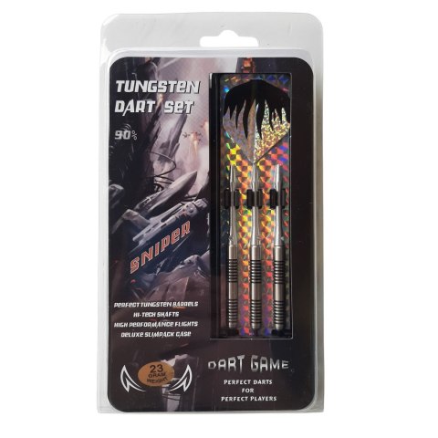 MASTER SPORT s.r.o. Zestaw Lotki Rzutki do Gry w Darta 23 g z Etui Wolfram MASTER Sniper 3 szt.