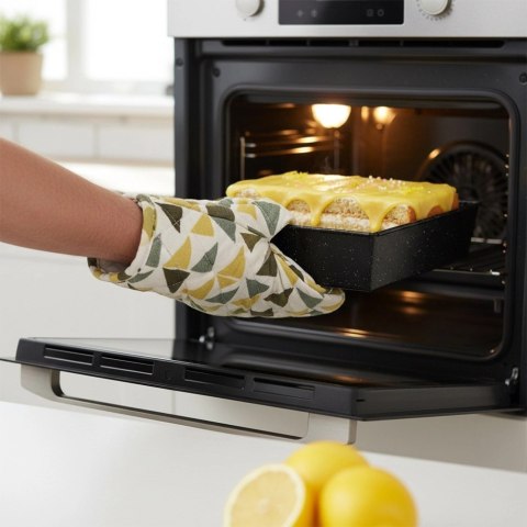 Orion Forma Kwadratowa do Pieczenia 24 cm Stal Granitowa Nieprzywierająca
