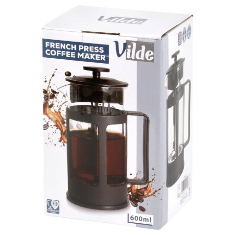 Orion Zaparzacz Tłokowy French Press Kawa Herbata 600 ml Szkło Borokrzemowe