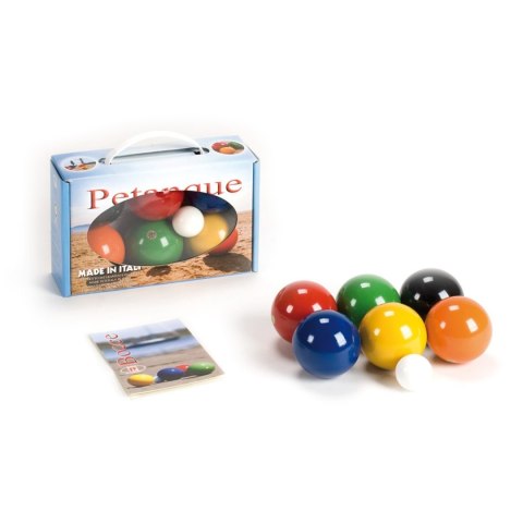 MASTER SPORT s.r.o. Drewniane Kule do Gry 6 szt. Boule Bule Petanque LONDERO 75 mm