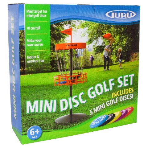 MASTER SPORT s.r.o. Gra Ogrodowa Zestaw Mini Disc Golf SCHILDKRÖT Kosz + 4 Dyski