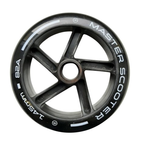 MASTER SPORT s.r.o. Kółka Do Hulajnogi MASTER 145 mm Czarne Bez Łożysk Kauczukowe 2 szt