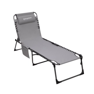 MASTER SPORT s.r.o. Leżak Składany Regulowany Kempingowy Ogrodowy KING CAMP Magnolia B40 190 cm