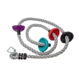 MASTER SPORT s.r.o. Lina Do Wspinania z 4 Stopniami Schildkrot Ninja Rope 2,5m Wspinaczkowa