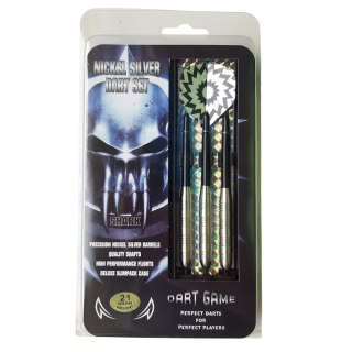 MASTER SPORT s.r.o. Lotki Rzutki do Darta Stalowe Mosiężne MASTER Shark Nickel-Brass 3szt. 21g