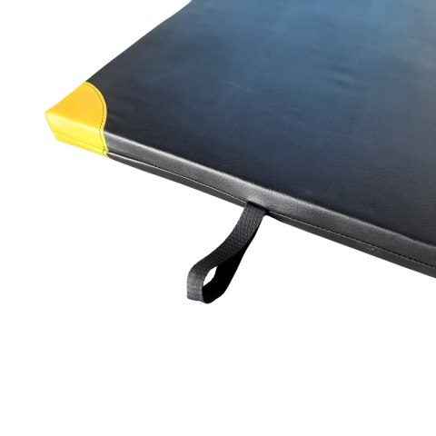 Master Materac Do Ćwiczeń Składany 3-Częściowy MASTER PE 200x120x5 cm Czarny