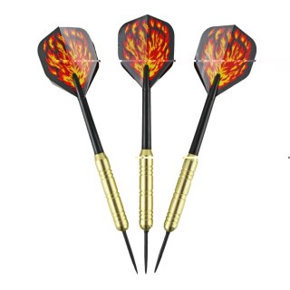 Master Rzutki Lotki do Darta Stalowe Mosiężne Zestaw MASTER Plated Brass 3szt. 21g