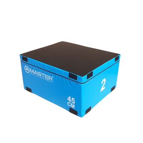 Master Skrzynia Plyometryczna Soft Plyo Box MASTER 90x75x45 cm Miękka Piankowa