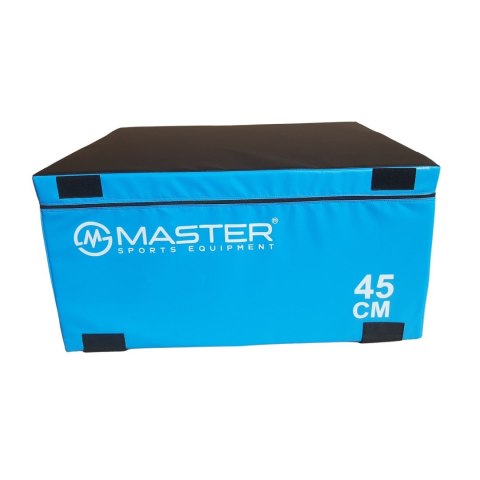 Master Skrzynia Plyometryczna Soft Plyo Box MASTER 90x75x45 cm Miękka Piankowa