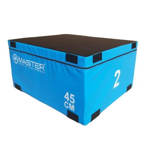 Master Skrzynia Plyometryczna Soft Plyo Box MASTER 90x75x45 cm Miękka Piankowa
