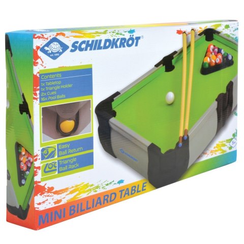 MASTER SPORT s.r.o. Stół Do Bilarda Mini Schildkröt Bilard Kompaktowy Akcesoria