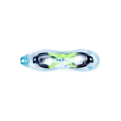 NQG770AF CZARNY/ ZIELONY JUNIOR OKULARKI NILS AQUA