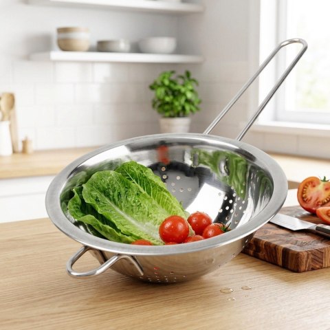 Orion Cedzak kuchenny stalowy 24 cm