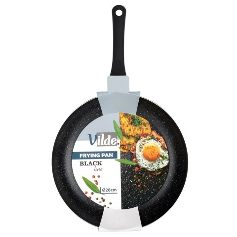 Orion Patelnia Granitowa 28 cm Black Line Indukcja Gaz Non-stick VILDE