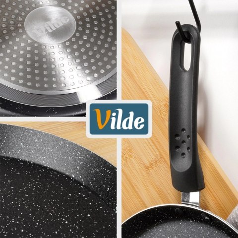 Orion Patelnia do Naleśników 26 cm Granitowa Indukcja Basic Line VILDE