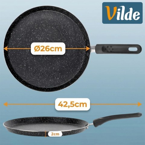 Orion Patelnia do Naleśników 26 cm Granitowa Indukcja Basic Line VILDE