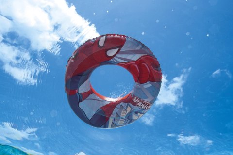 Kubisport Koło Dmuchane do Pływania Spiderman 56 cm Marvel BESTWAY