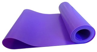 Kubisport Guma Taśma Oporowa Gimnastyczna Fitness Fioletowa 0,65 mm KUBISPORT 120 cm
