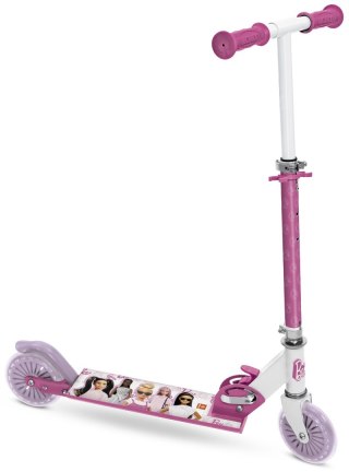Kubisport Hulajnoga dla Dzieci Dziecięca Barbie Dwukołowa Składana ABEC-5 MONDO 50 kg