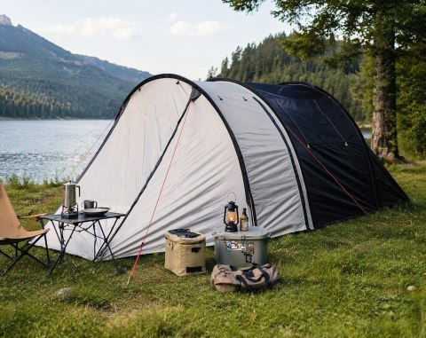 Kubisport Namiot Rodzinny Tunelowy 4-Osobowy Wodoodporny KUBISPORT 420x250x170 cm