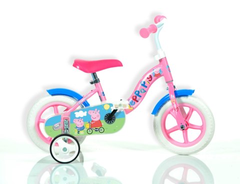 Kubisport Rowerek Dziecięcy 10 Cali Peppa Pig Świnka Peppa Popychacz Dino Bikes