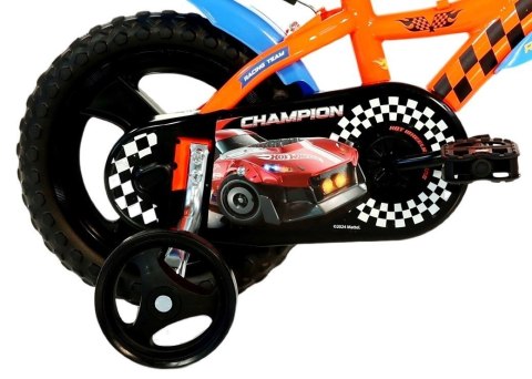 Kubisport Rowerek Dziecięcy 12 Cali Hot Wheels Kółka Boczne Wolnobieg Dino Bikes