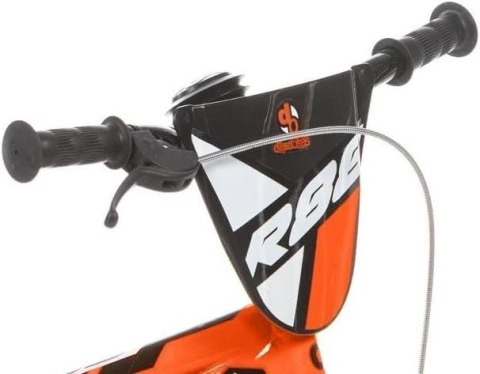 Kubisport Rowerek Dziecięcy 12 Cali Kółka Boczne Pomarańczowy Dino Bikes