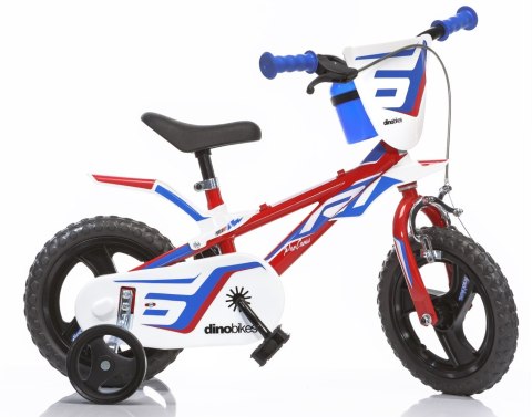 Kubisport Rowerek Dziecięcy 12 Cali R1 Sport Kółka Boczne Wolnobieg Dino Bikes