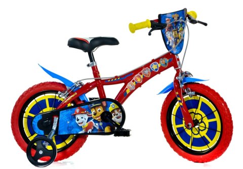 Kubisport Rowerek Dziecięcy 14 Cali Psi Patrol Paw Patrol Hamulec Dino Bikes