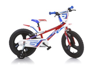 Kubisport Rowerek Dziecięcy 14 Cali R1 Sport Czerwony Hamulec Dino Bikes