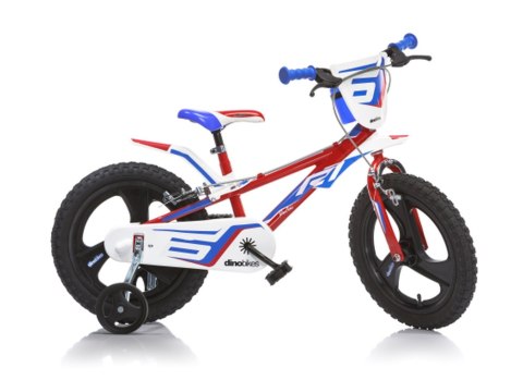 Kubisport Rowerek Dziecięcy 14 Cali R1 Sport Czerwony Hamulec Dino Bikes