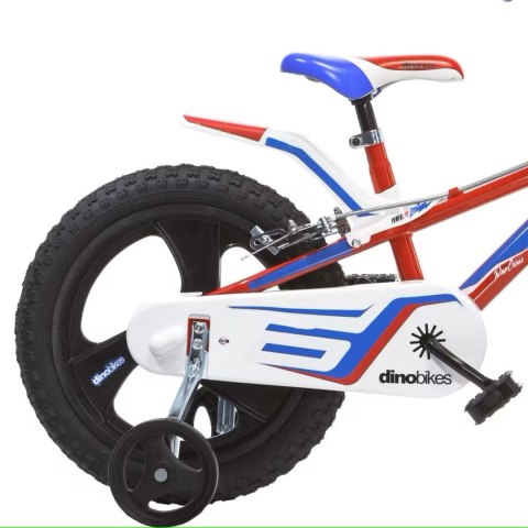 Kubisport Rowerek Dziecięcy 14 Cali R1 Sport Czerwony Hamulec Dino Bikes