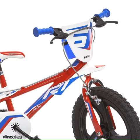 Kubisport Rowerek Dziecięcy 14 Cali R1 Sport Czerwony Hamulec Dino Bikes