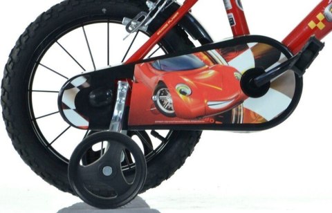 Kubisport Rowerek Dziecięcy 14 Cali Zygzak McQueen Cars Auta Hamulec Dino Bikes