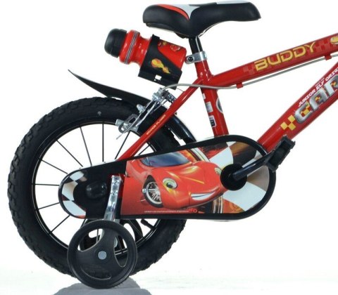 Kubisport Rowerek Dziecięcy 14 Cali Zygzak McQueen Cars Auta Hamulec Dino Bikes